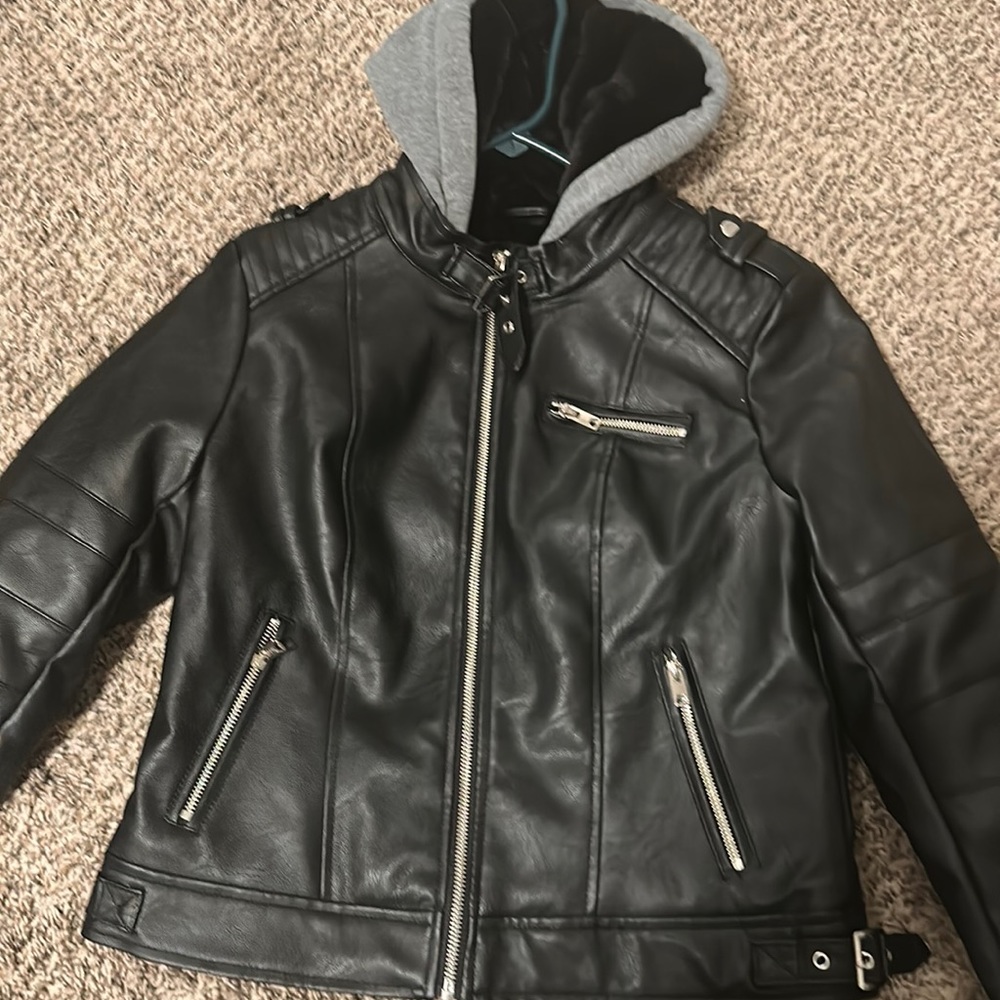Brand new leather looking jacket